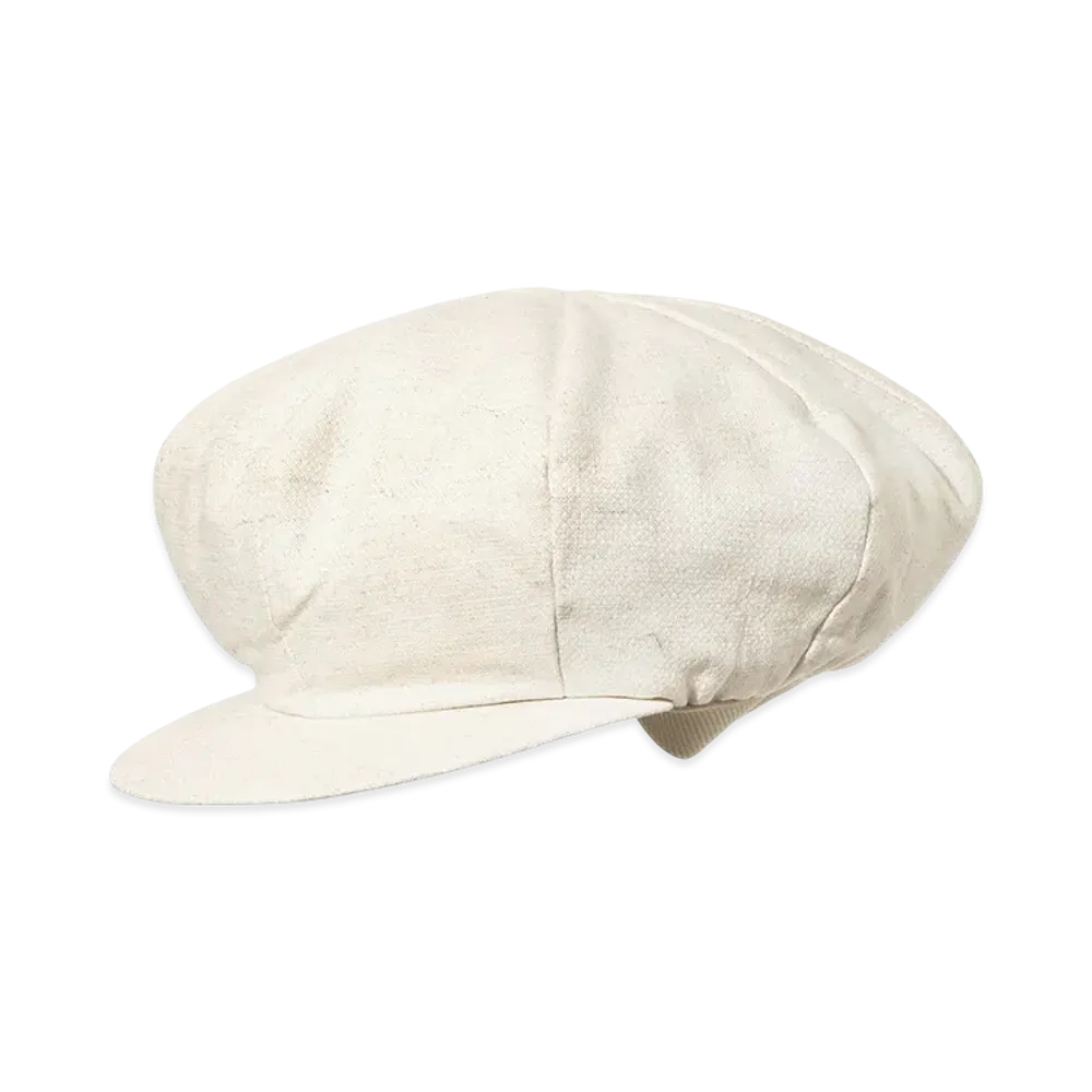 ENGINEERED GARMENTS Newsboy Cap - CL Java Cloth "White"