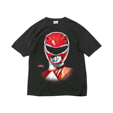 スーパー戦隊 x HOMEGAME \ 1992 ティラノレンジャー TEE "BLACK"