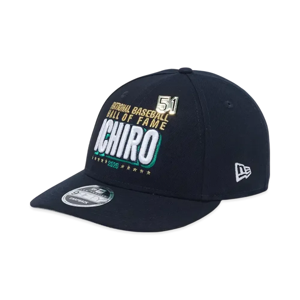 NEW ERA LP 9Fifty Hall of Fame 2025 Ichiro Suzuki Seattle Mariners Pins Navy "Navy"
