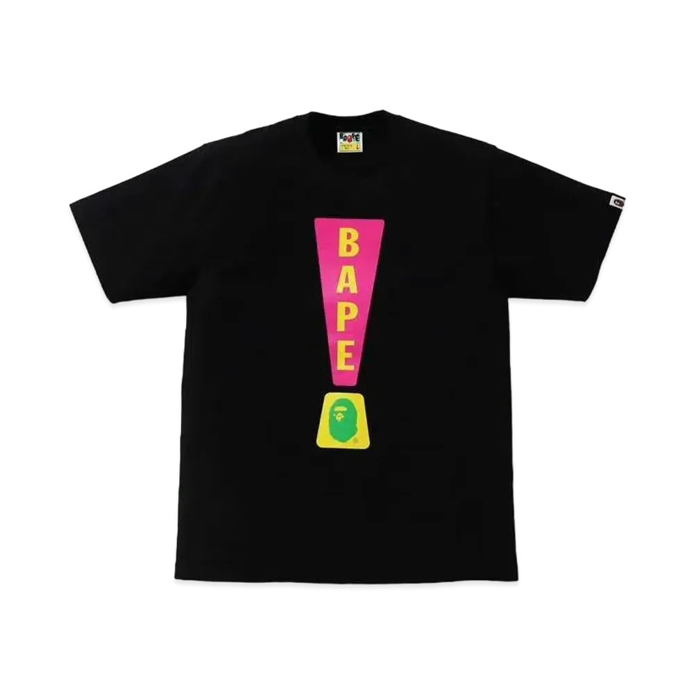 A BATHING APE PUNCTUATION TEE 4 "Black"