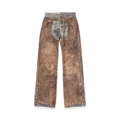 Acne Studios Printed Jeans - Regular Fit "Blue/Brown"