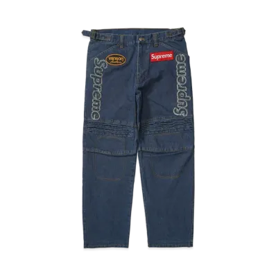 Supreme x Vanson Leathers Cordura Denim Racing Pant "Blue"