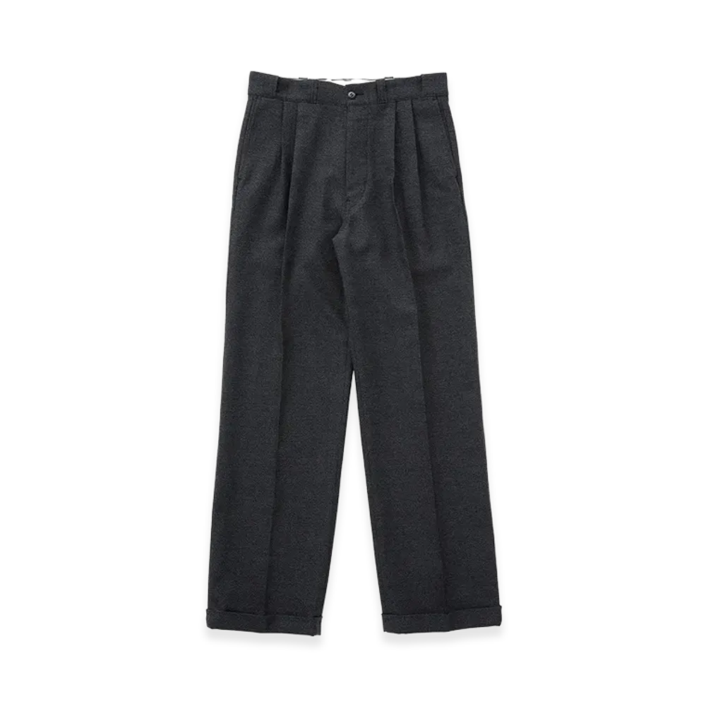 T.T Taiga Takahashi LOT.201 Work Trousers "Melange Charcoal"