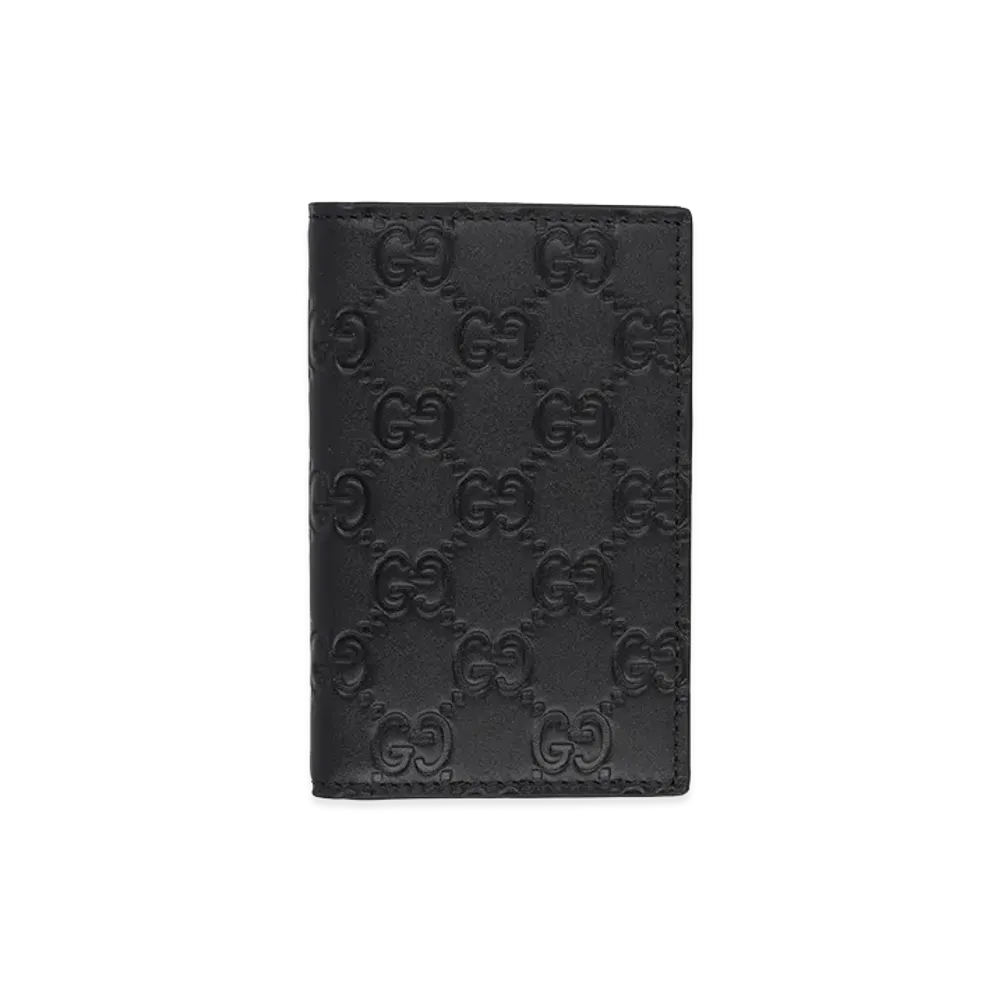 GUCCI Card Holder GG Emblem "Black"