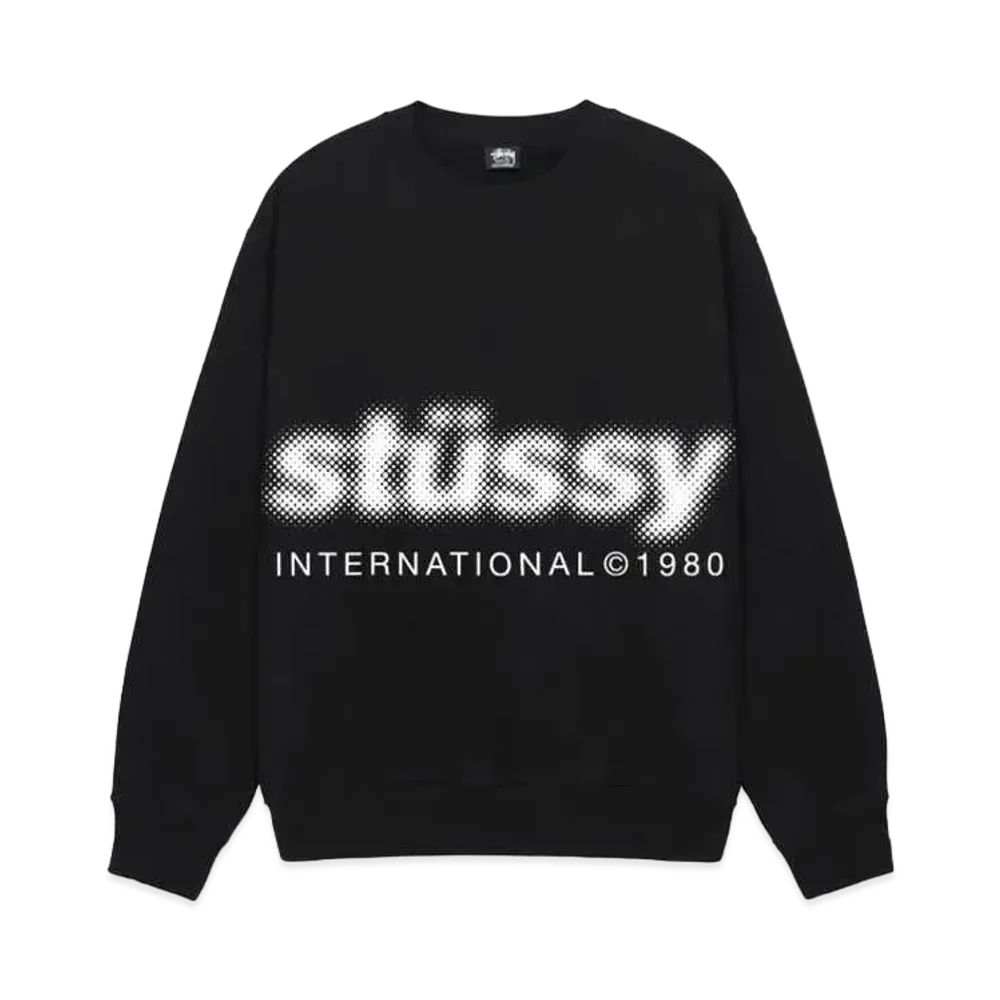 Stussy Blur Crew "Black"