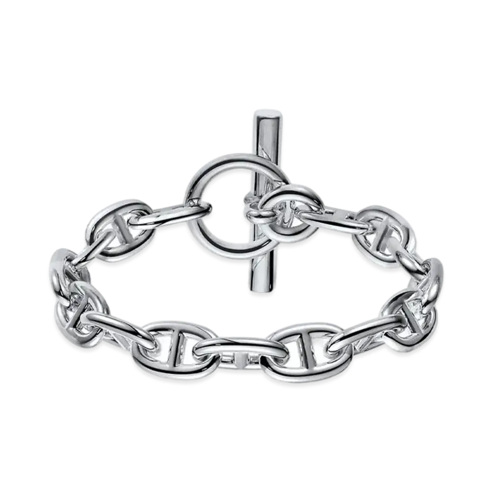 Hermes Chaine D'ancre MM Bracelet "Silver"