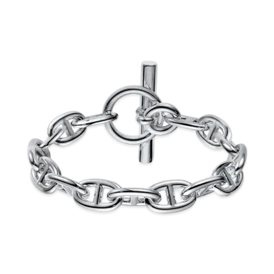 Hermes Chaine D'ancre MM Bracelet "Silver"