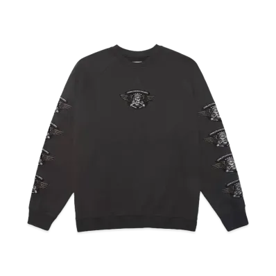 MAYO JESUS SKULL Embroidery Crew neck "GRAY"