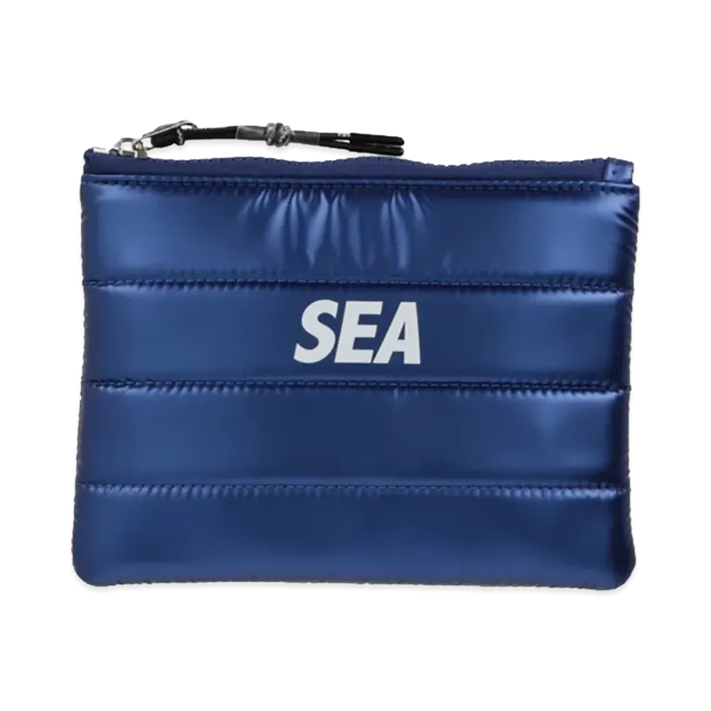 WIND AND SEA Sea Puffer Pouch "Blue"