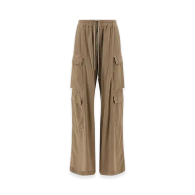 Rick Owens DRKSHDW Women's 'double Cargo Jumbo Belas' Pants "Beige"