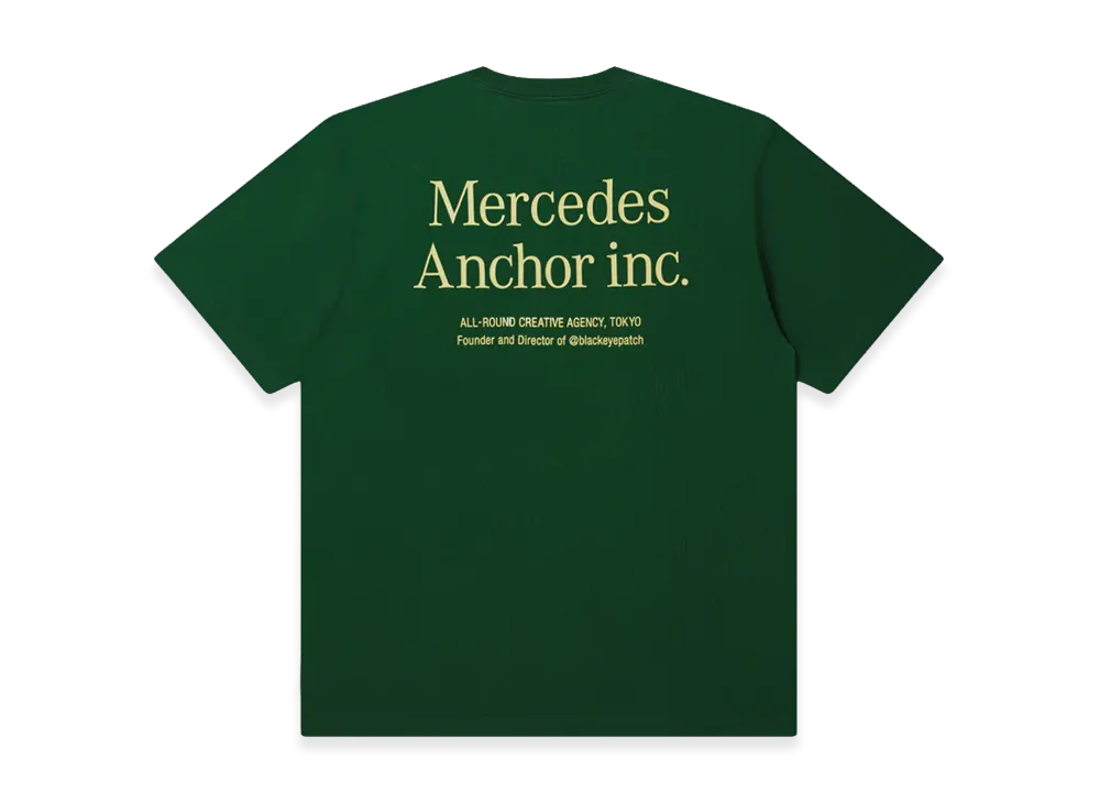 Mercedes Anchor inc. Logo Tee "Green"