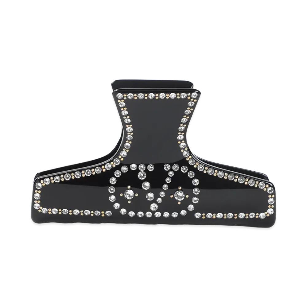 Valentino Garavani Women's Resin Hair Clip "Nero"