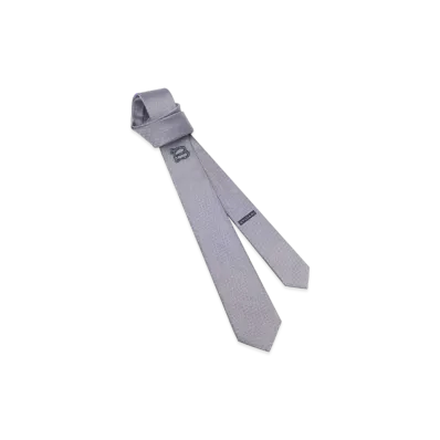 BVLGARI Evening Silk Tie "Grey"