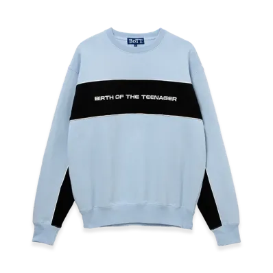 BoTT Paneled Crewneck "Light Blue"