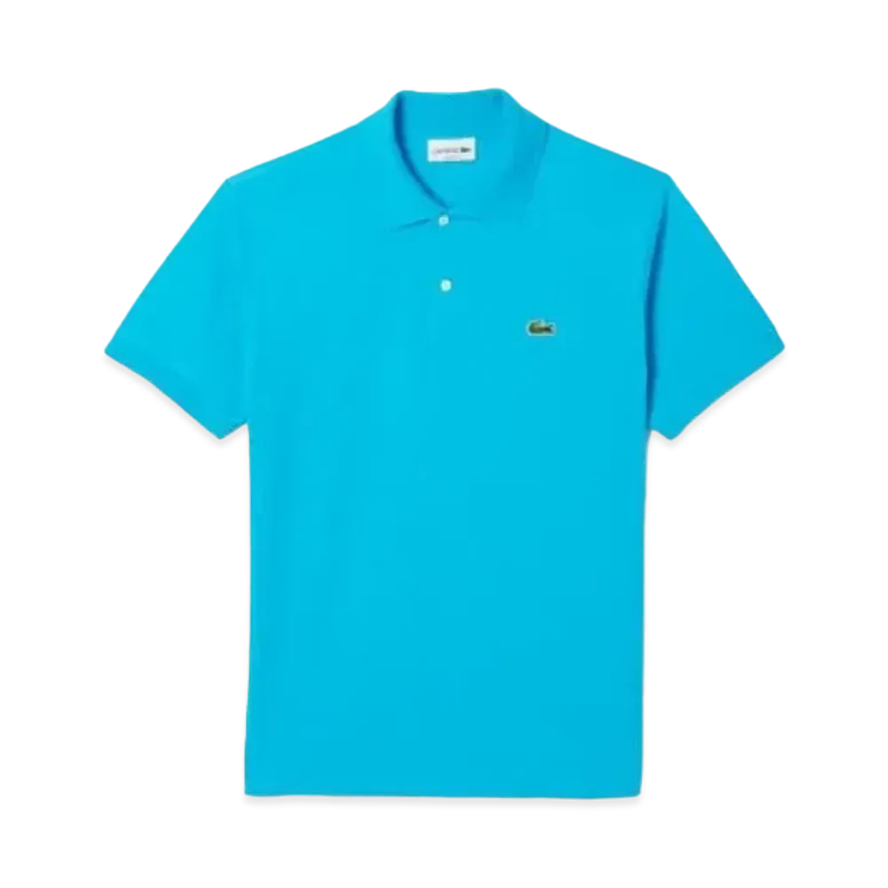 LACOSTE L.12.12 Short Sleep Polo Shirt "Caribbean Blue"