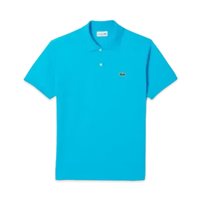 LACOSTE L.12.12 Short Sleep Polo Shirt "Caribbean Blue"