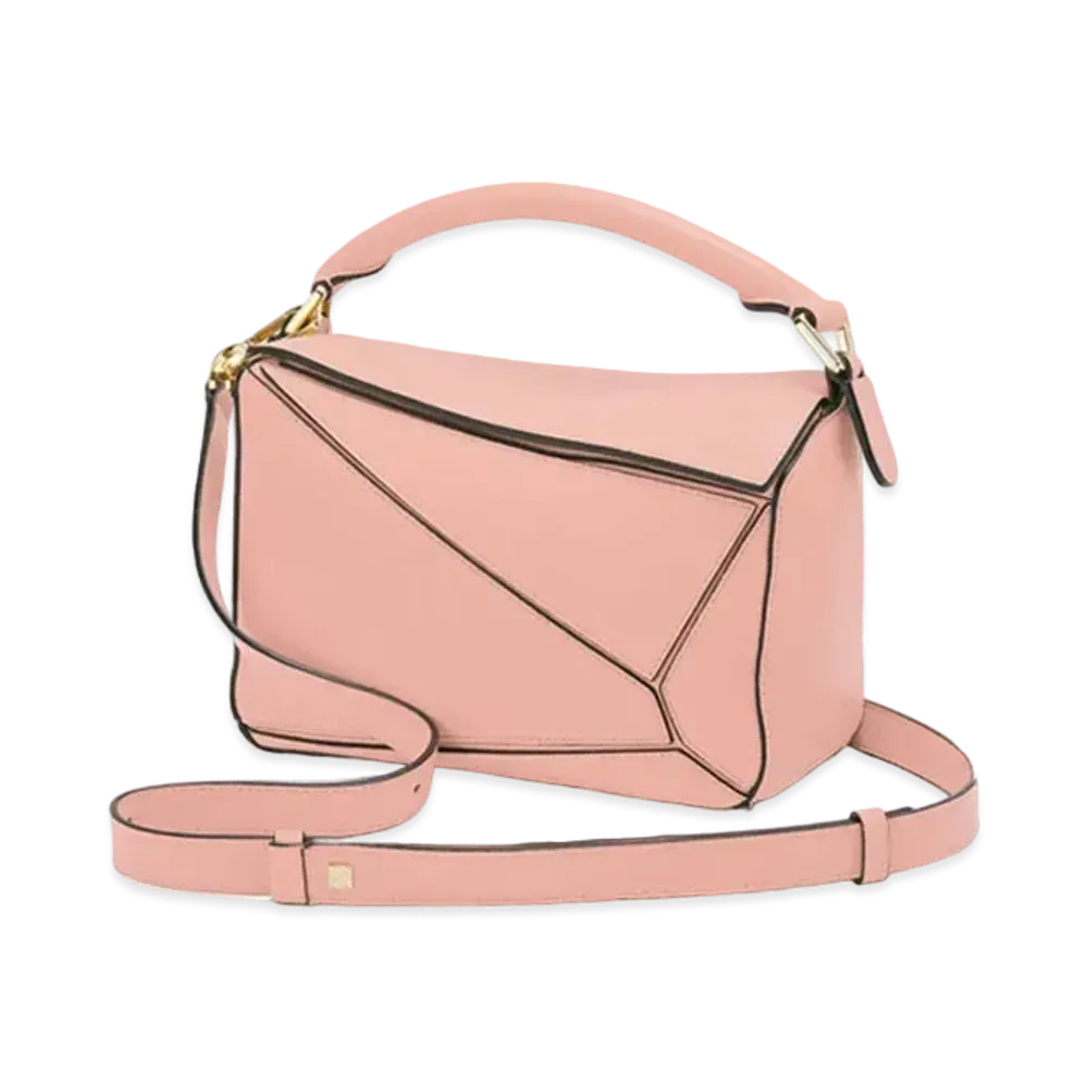 LOEWE Small Puzzle Bag In Classic Calfskin "Blossom"