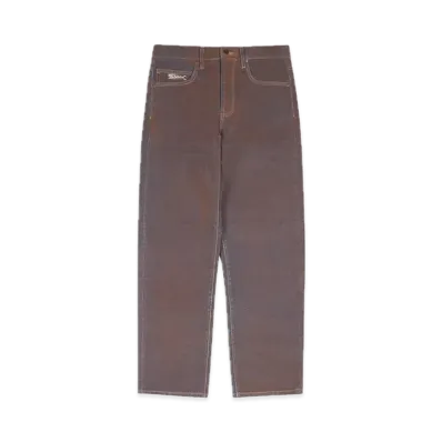 Supreme Flocked Denim Regular Jean "Brown"