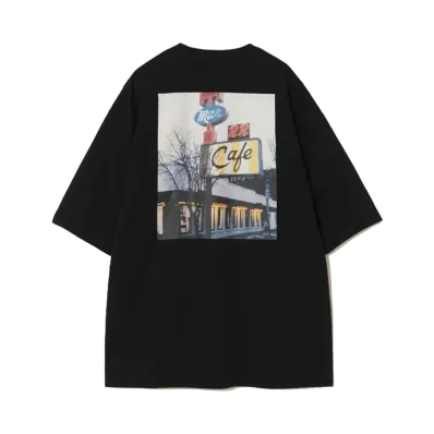 UNDERCOVER Twin Peaks Cotton Wide T-Shirt "Black"