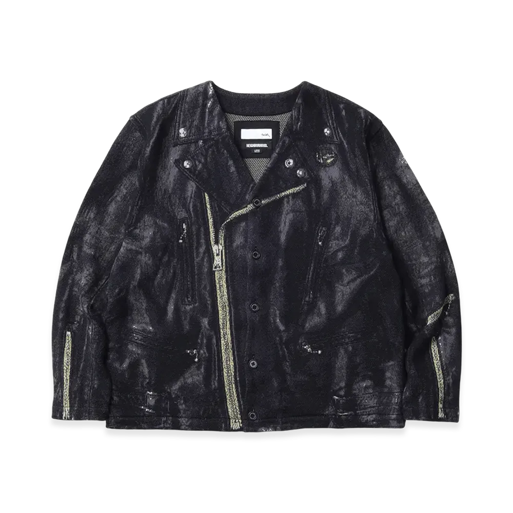 NEIGHBORHOOD x TOLQ Riders Pattern Cardigan "Black"