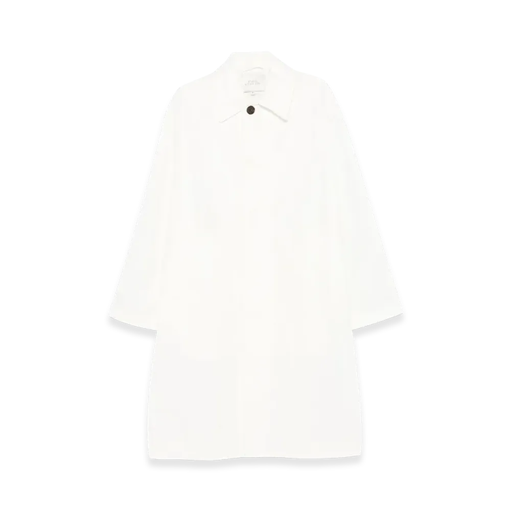STUDIO NICHOLSON Women's Nylon and Cotton Blend Coat "White"