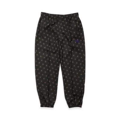 NEEDLES Zipped Track Pant - Poly JQ. "Black"