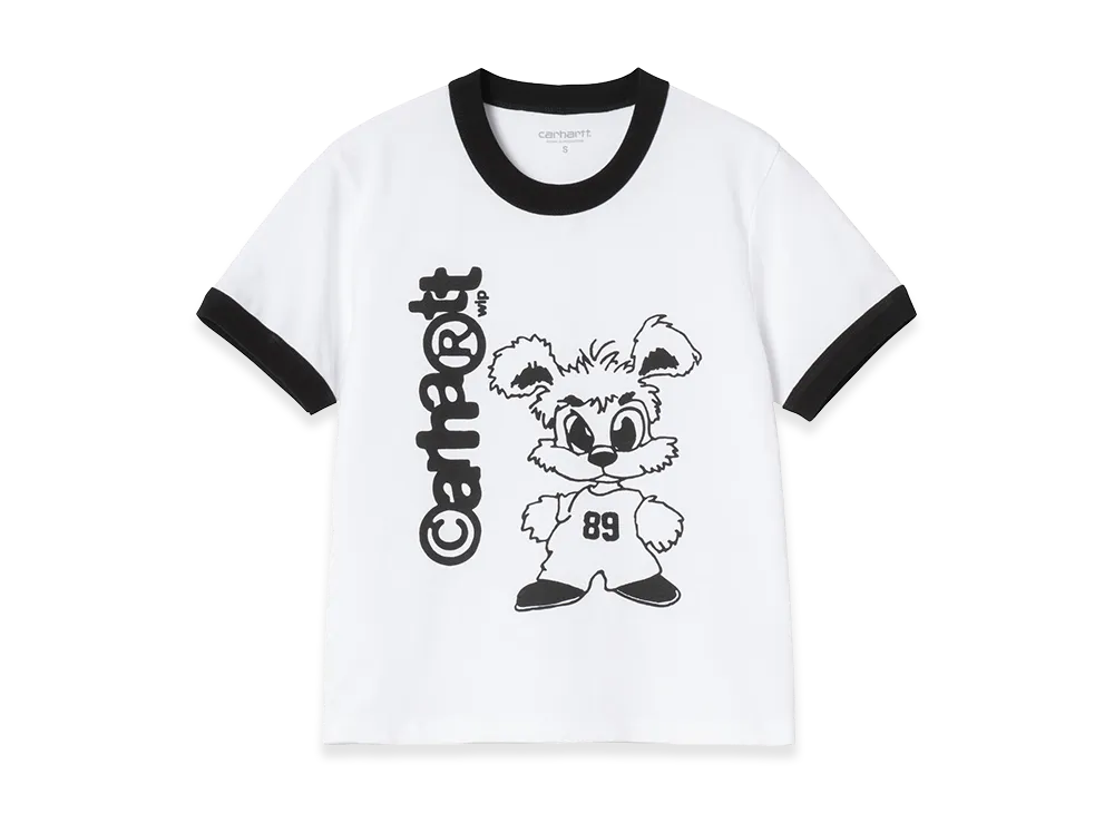 Carhartt WIP Women's S/S IP Ringer T-Shirt "White/Black"