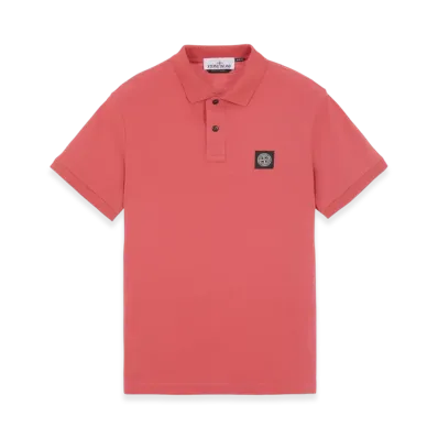 Stone Island 2SC17 Stretch Cotton Pique Polo Shirt - 23SS "Cyclamen"