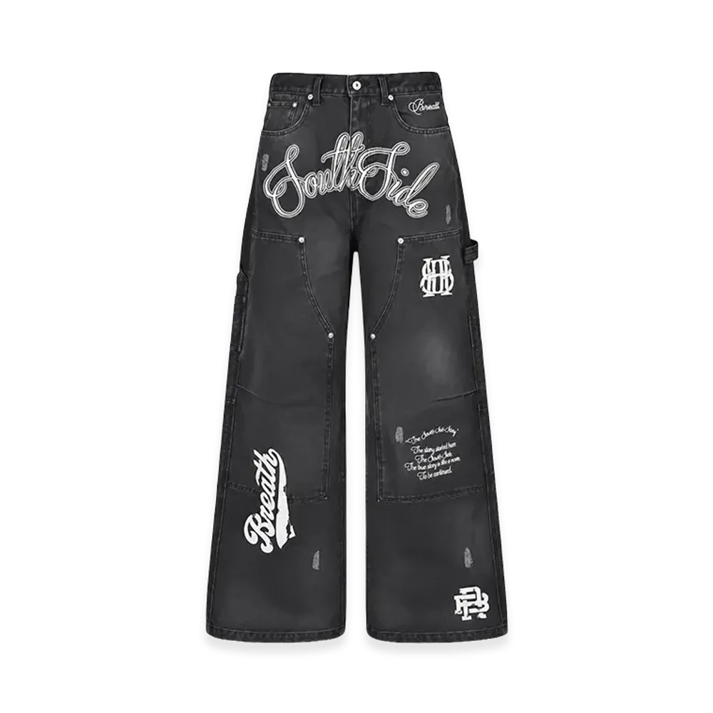 BREATH Bleach Duck Pants "Black"