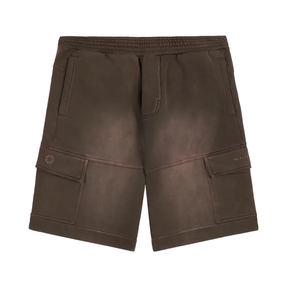 1017 ALYX 9SM Garment Dye Cargo Shorts "Washed Brown"