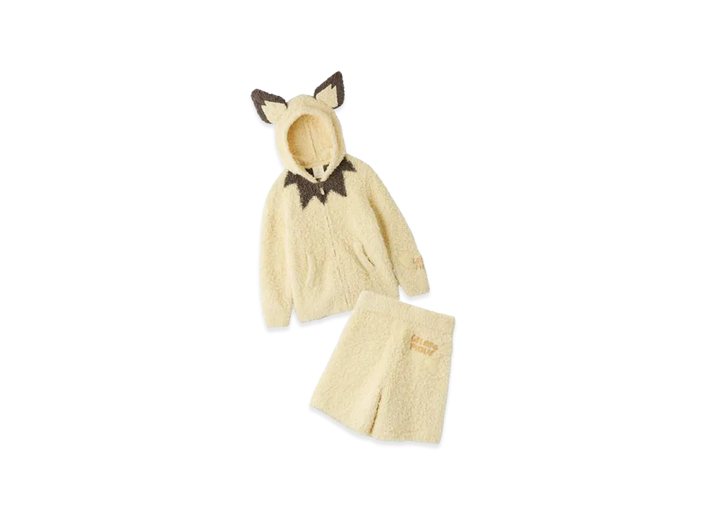 GELATO PIQUE x Pokemon Junior Gelato Pichu Hoodie & Short Pants Set "Yellow"