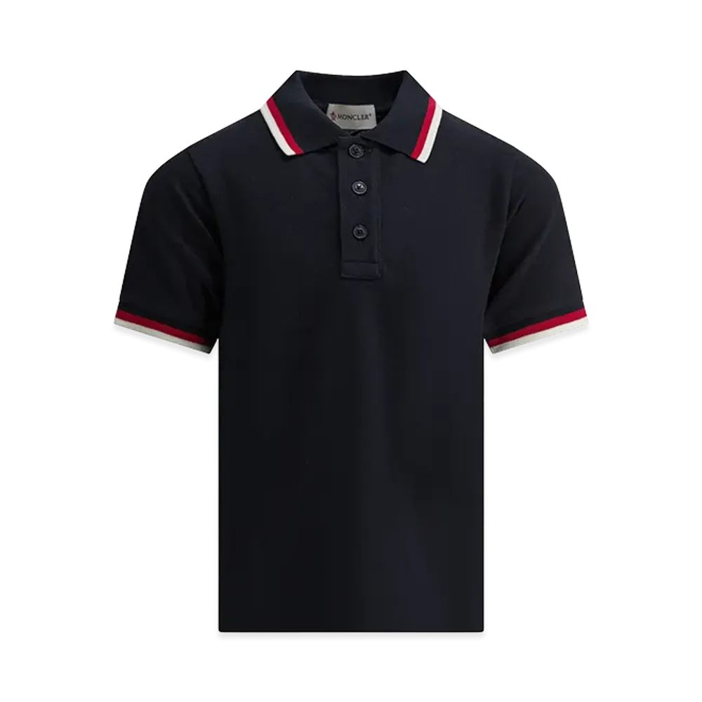 MONCLER Kids Polo Shirts "Dark Blue"