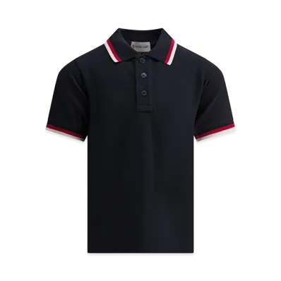 MONCLER Kids Polo Shirts "Dark Blue"