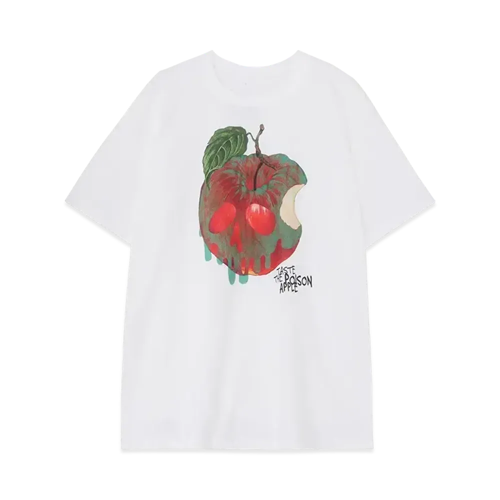 Ground Y Snow White Collection Poison Apple Graphic T-Shirt "White"