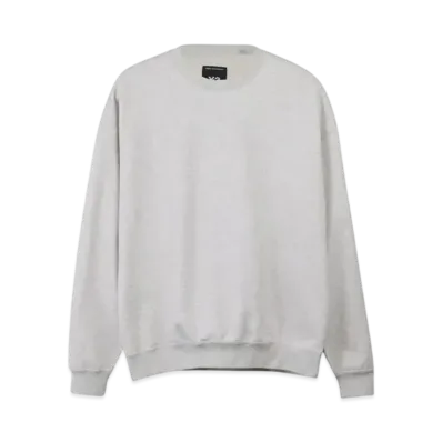 adidas Y-3 Brushed Terry Crew Sweatshirt "Light Grey Heather"