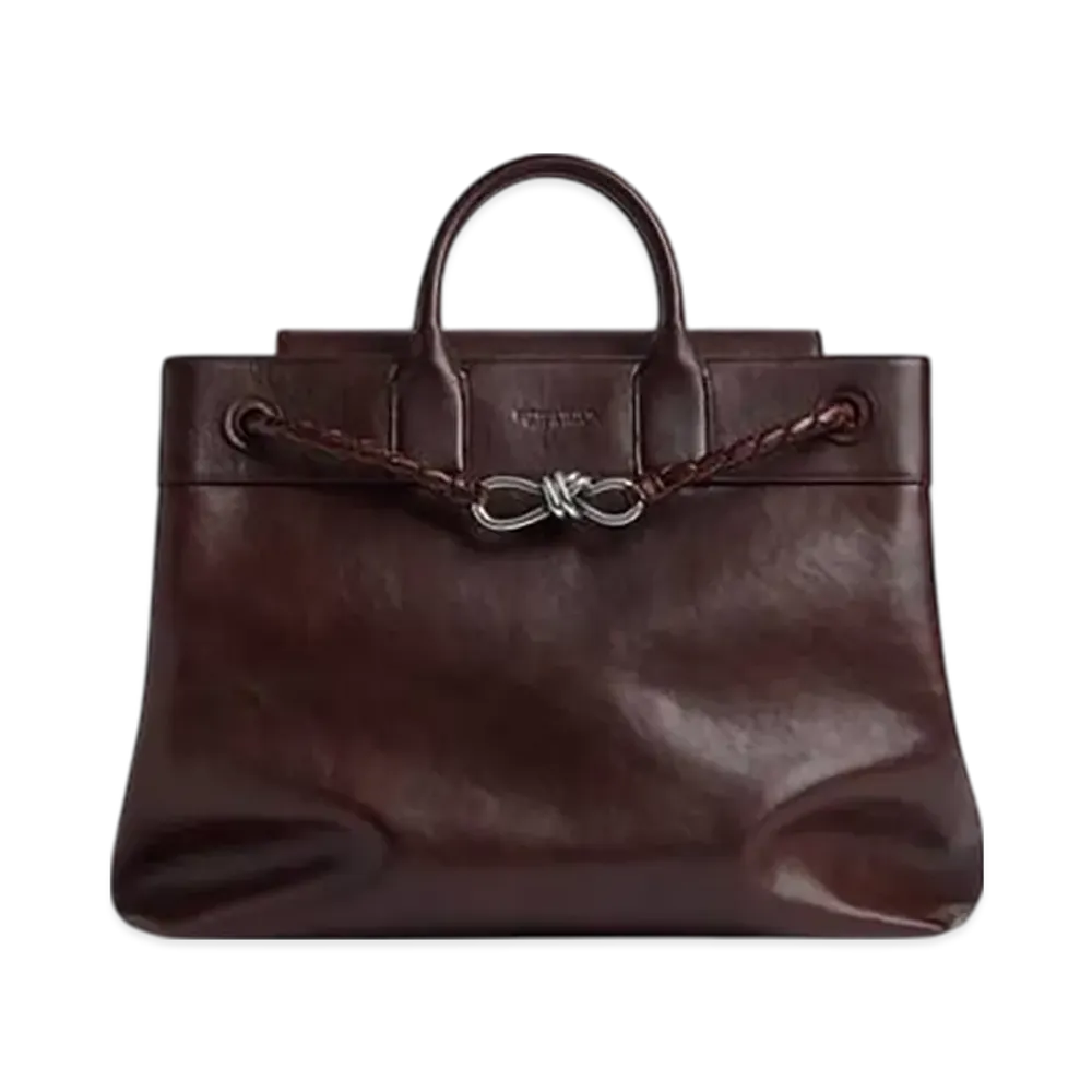 Bottega Veneta Andiamo Voyager "Dark Mahogany"