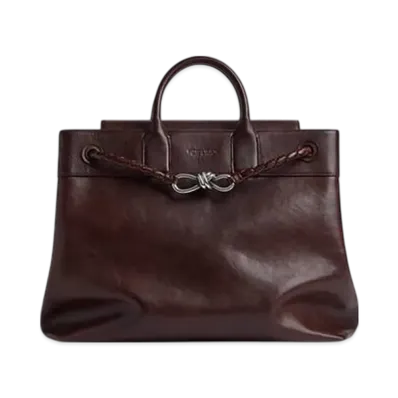 Bottega Veneta Andiamo Voyager "Dark Mahogany"