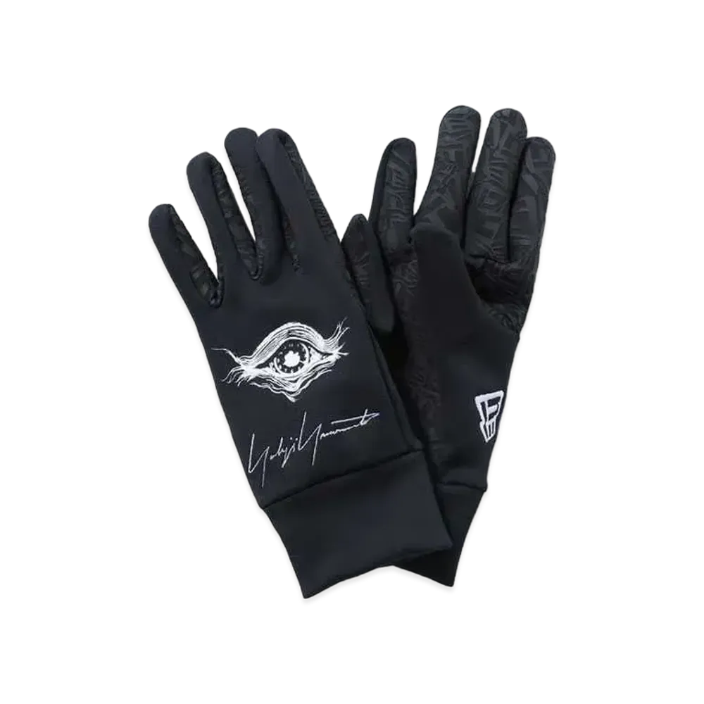NEW ERA Yohji Yamamoto FW21 FLEECE WARMER GLOVE ARTWORK "Black"