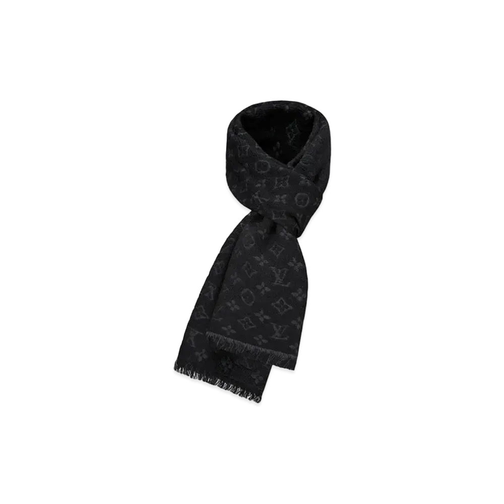 Louis Vuitton Monogram Classic Scarf "Noir"