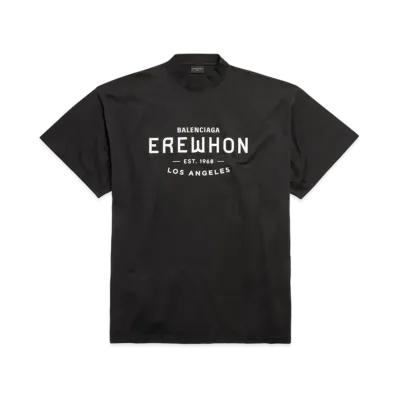BALENCIAGA Erewhon Los Angeles T-shirt OverSized "Black/White