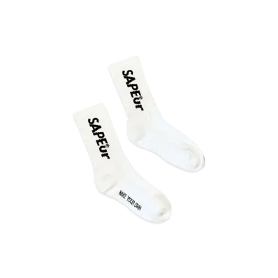 SAPEur Crew Socks "White"
