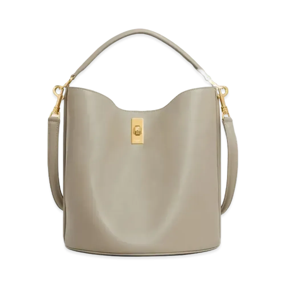 CELINE Bucket 16 Bag in Smooth Calfskin "Green Clay"