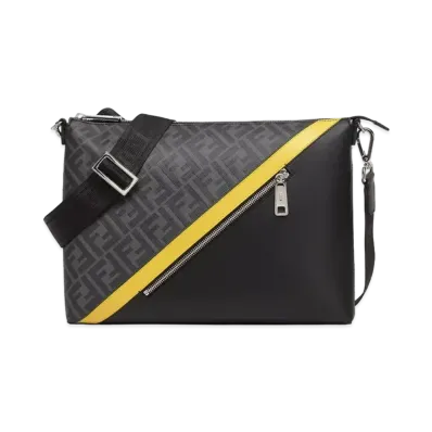 FENDI Diagonal Messenger "Gray"