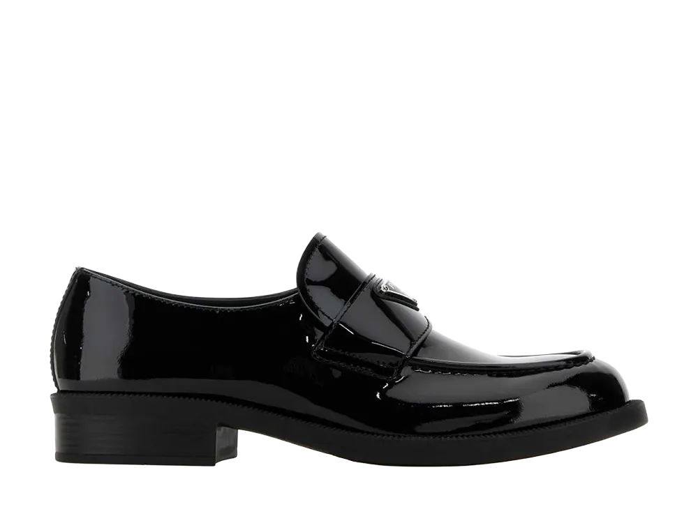 PRADA Leather Loafers "Black"