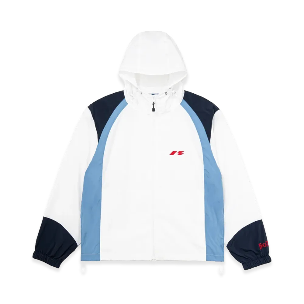 BoTT Speed Logo Hooded Track Jacket "White"