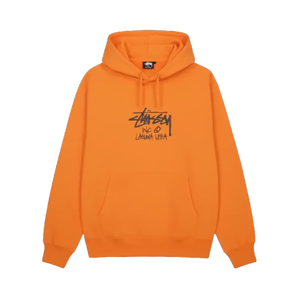 Stussy Laguna USA Hoodie "Orange"