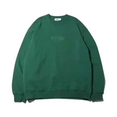 atmos Oval Logo Crewneck Sweatshirt "Green"