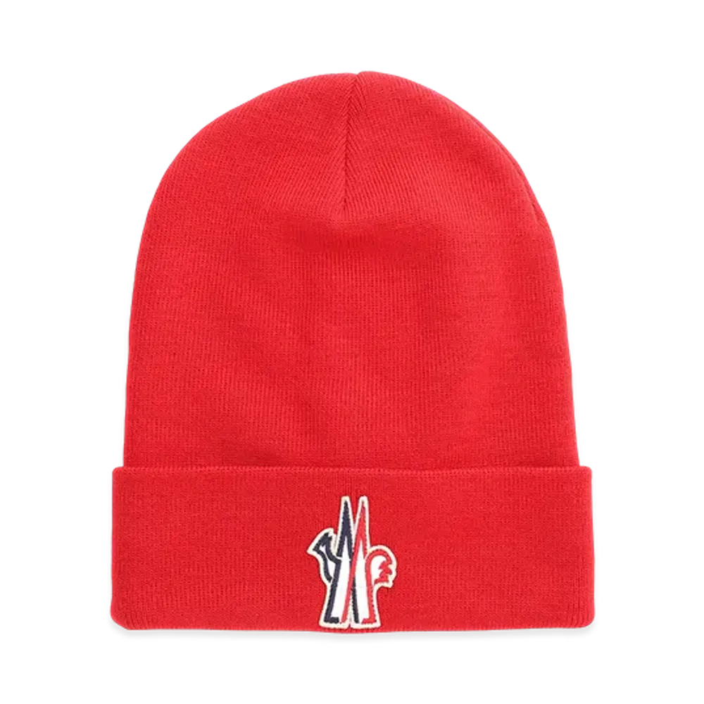 Moncler Grenoble Apres Ski Knit Cap "Red"