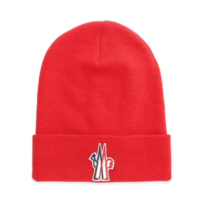 Moncler Grenoble Apres Ski Knit Cap "Red"