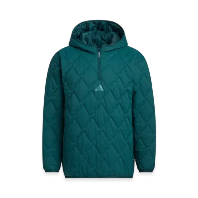 adidas Golf Quarter-Zip Padded Pullover Long-Sleeve "Aurora Ivy"